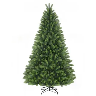 salcar Künstlicher Weihnachtsbaum 120 cm – Aus 100 % PE mit runden Nadeln – Zartgrün – Naturgetreue Optik – Metallständer – Für Innenbereich