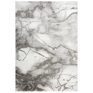 OTTO home Teppich "Juliet" rechteckig 12 mm Höhe modernes Marmor-Design, Kurzflor, pflegeleicht, weich, grau