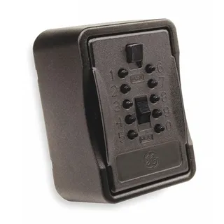 Kidde AccessPoint 001267 Schlüsselsafe Pro mehrere Schlüssel, Knopf, mit Abdeckung, Schwarz