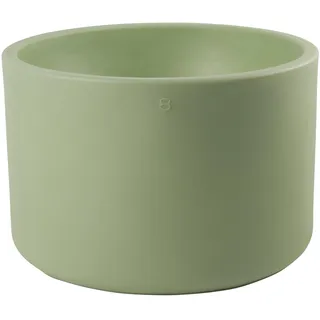 8 seasons design Shining Elegant Pot XM, LED Pflanzkübel 59 x 39 cm (mint), E27 Fassung inkl. Leuchtmittel in warmweiß, beleuchteter Pflanzkübel für innen + außen, Blumenkübel