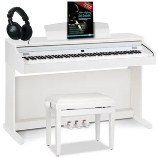 Classic Cantabile DP-50 WM E-Piano weiß matt Set