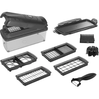 Nicer Dicer Plus Set 11-teilig - Schwarz