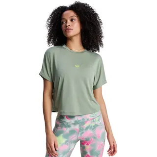 Roxy Everyday Flow Kurzarm-oberteil - Oil Green - M