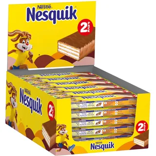 Nestlé Nesquik Knusperwaffel, Leckerer Riegel aus Waffel mit Milchschokolade, 30x26 grams (780g)