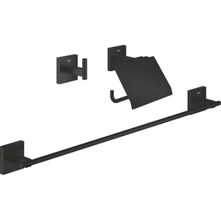 Grohe Start Cube Badetuchhalter ohne Bohren Schwarz 411242430