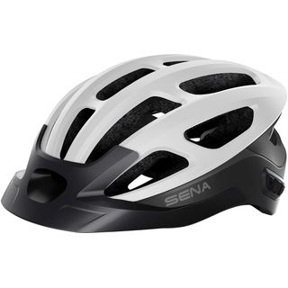 Sena Cases Sena R1 EVO Smart Fahrradhelm (Matte White, M)