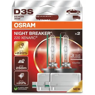 Osram XENARC NIGHT BREAKER® 220 D3S 42V 35w Pk32d-5 Autolicht - Black - One Size