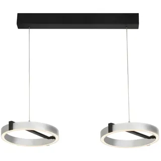 Dieter Knoll Led-Hängeleuchte , Transparent , Metall, Kunststoff , Uni , 855 mm , rund , F , 29x50-200x83 cm , RoHS, Europäischer Sicherheitsstandard , Timerfunktion, Farbtemperaturwechsler , Lampen & Leuchten, Leuchtenserien