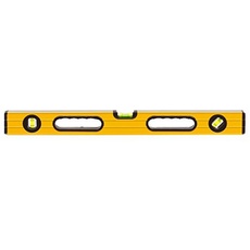 CON:P CP736100 Wasserwaage Leichtmetall, 100 cm, 2 Griffe, Gelb,schwarz