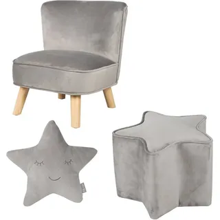 roba Kindersessel Lil Sofa grau