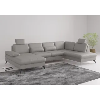 sit&more Wohnlandschaft grau