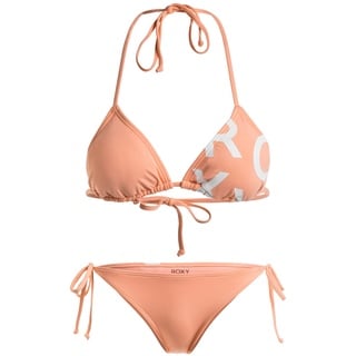 Roxy Beach Classics Tie Side - Triangle-Bikini-Set für Frauen Rosa