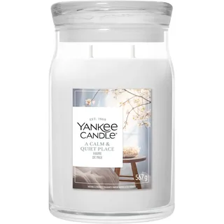 Yankee Candle A Calm & Quiet Place Duftkerze 567 g blau