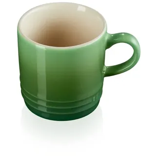 LE CREUSET Cappuccino Becher aus Steinzeug, 200 ml, Bamboo, 70303204080099