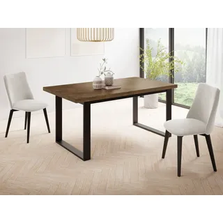 WFL GROUP Valentino 160 x 90 x 75 cm braun
