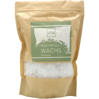 UNUS® Kerzenwachs Granulat 1000g Wachsgranulat für Outdoor-Tischfeuer - Weiß