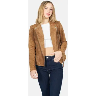 Freaky Nation Lederjacke »Taxi Driver-FN«, braun