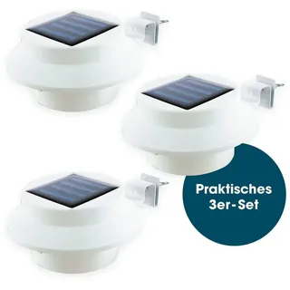 EasyMaxx Dachrinnenleuchte Solar 3er Set