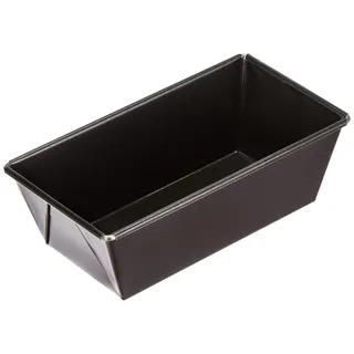 Dr. Oetker Kastenform L:15cmxB:7,5cmxH:5cm, BACK-FREUDE MINI, kleine Kuchenform, aus Stahl mit Antihaftbeschichtung (Farbe: Schwarz), Menge: 1 Stück