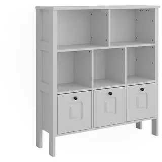 VitaliSpa Kinderregal Ajaton 103,6 x 113,4 cm Spanplatte weiß