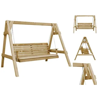 vidaXL Hollywoodschaukel Khaki 2-Sitzer