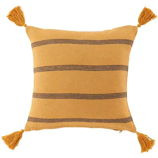 DOUCEUR D'INTERIEUR ELEGANCIA 3 Tischtücher, Baumwolle, Gold, 40 x 40 cm