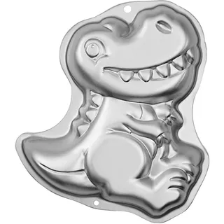 Wilton Dinosaurier-Kuchenform, Kinder 3D Geburtstagskuchenform, Silber, 1 - Pack
