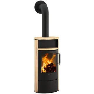 Justus | Kaminofen | Island 5 2.0 | 5 kW | Sandstein, Stahl Schwarz