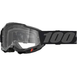 100% Accuri 2 Otg Offroad brille Schwarz/Grau Klar