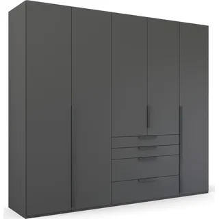 ORANGE Kleiderschrank Purisma 251 x 223 cm Dekor Grau Graphit
