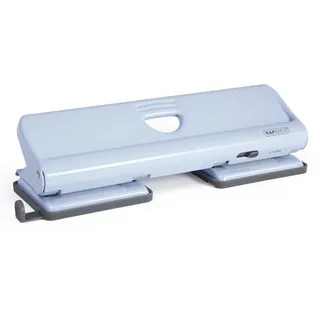 Rapesco 1348 720 4-Fach-Metalllocher, 22 Blatt Stanzkapazität, Hellblau