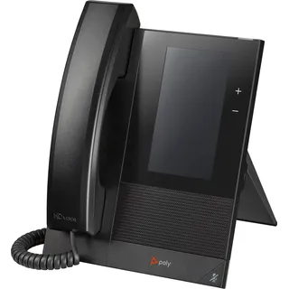 Poly HP Poly CCX 400 - Für Microsoft Teams - VoIP-Telefon mit Rufnummernanzeige/Anklopffunktion - Schwarz