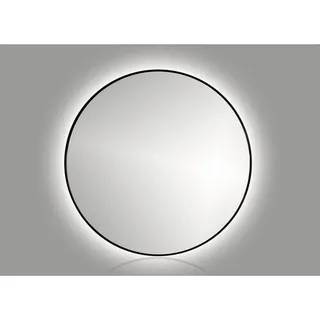 LED-Lichtspiegel Cordia ROUND LINE rund 80x80 cm mit Alurahmen schwarz