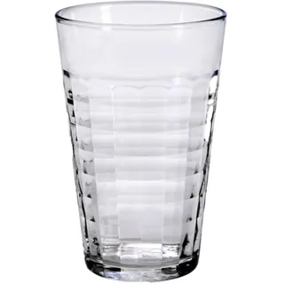 Duralex 1034AB06A0111 Prisme Trinkglas, Wasserglas, Saftglas, 330ml, Glas, transparent, 6 Stück
