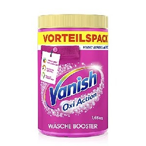 Vanish Oxi Action Pulver Pink – Fleckenentferner und Wäsche-Booster für bunte Wäsche 1,65kg um 7,33 € statt 17,59 €