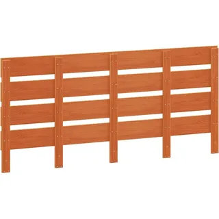 vidaXL Kopfteil Wachsbraun 180 cm Massivholz Kiefer - Bronze