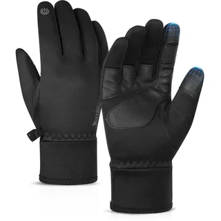 ATERCEL Winterhandschuhe Herren Damen, Touchscreen Warme Wasserdicht Handschuhe Fahrrad Handschuh Winterhandschuhe Sporthandschuhe Skihandschuhe für Radfahren, Laufen, Autofahren, Skifahren L