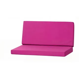 Setgarden Techno Gartenkissen Für Polyrattan Möbel 160 x 50 x 50cm – Kissen für 2 Sitzer Gartensofa 1tlg Rose