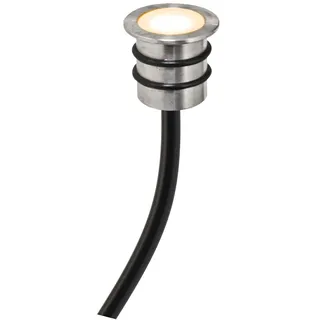 EVN Bodeneinbaustrahler Edelstahl 1,5 cm IP68 LED-Lampe mehrfarbig