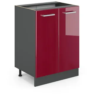 Vicco Unterschrank R-Line 60 x 46 x 81,6 cm Rot