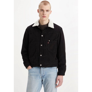 Levi's® Cordjacke »LINED TYPE I TRUCKER«, ohne Kapuze, schwarz