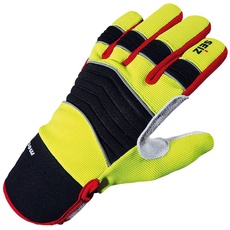SEIZ Mechanic 800185 Universeller Handschuh für Rettungskräfte, Gr. 8, 1 Paar, Gelb/Schwarz/Rot/Grau