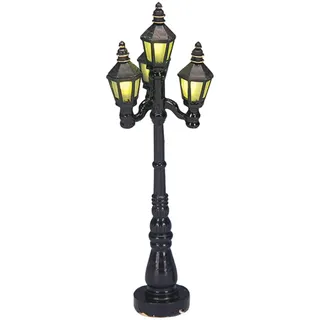 Lemax Old English Street Lamp grün beleuchtet
