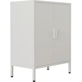 VCM Sideboard Flokas 60 x 80 x 35 cm Weiß