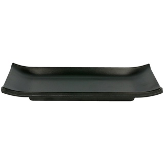 Teller Sushi 22,4X9,5 Cm Schwarz Melamin - 18 Un.