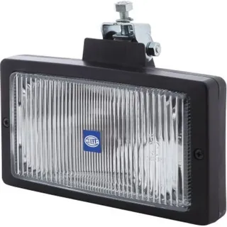 Hella 1NE 006 300-071 Halogen-Nebelscheinwerfer - Jumbo 220 - 12/24V - rechteckig - Anbau - glasklare Streuscheibe - Lichtscheibenfarbe: transparent - rechts/links