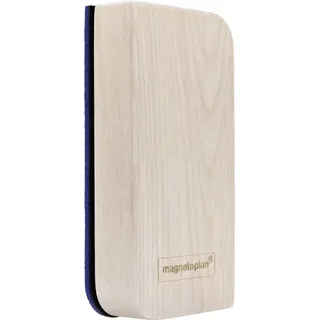 magnetoplan Tafellöscher Wood Series aus FSC-zertifiziertem Birkenholz | BxHxT 60x12x122 mm | Magnetischer Tafelreiniger Schwamm | Ihr Whiteboard Zubehör zur effizienten Tafelpflege