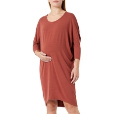 Noppies Damen Dress Olivet 3/4 Sleeve Kleid, Henna - P635, 44 EU