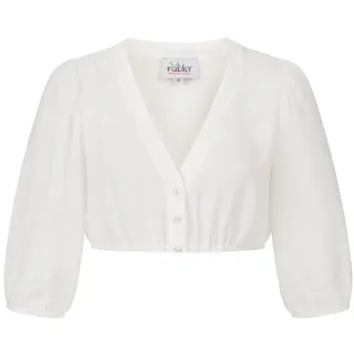 Nübler Dirndlbluse "Dirndlbluse 3/4 Arm Charlotte", creme