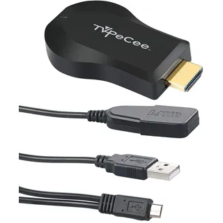 TVPeCee Adaptateurs USB WiFi - la télé Coller: Clé HDMI WLAN Pour Miracast, miroir Diffusion, Chromecast et DLNA (Diffusion Coller)